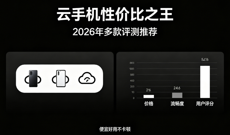 云手机哪个便宜又好用又不卡？2026 年多款评测中的“云手机性价比之王”