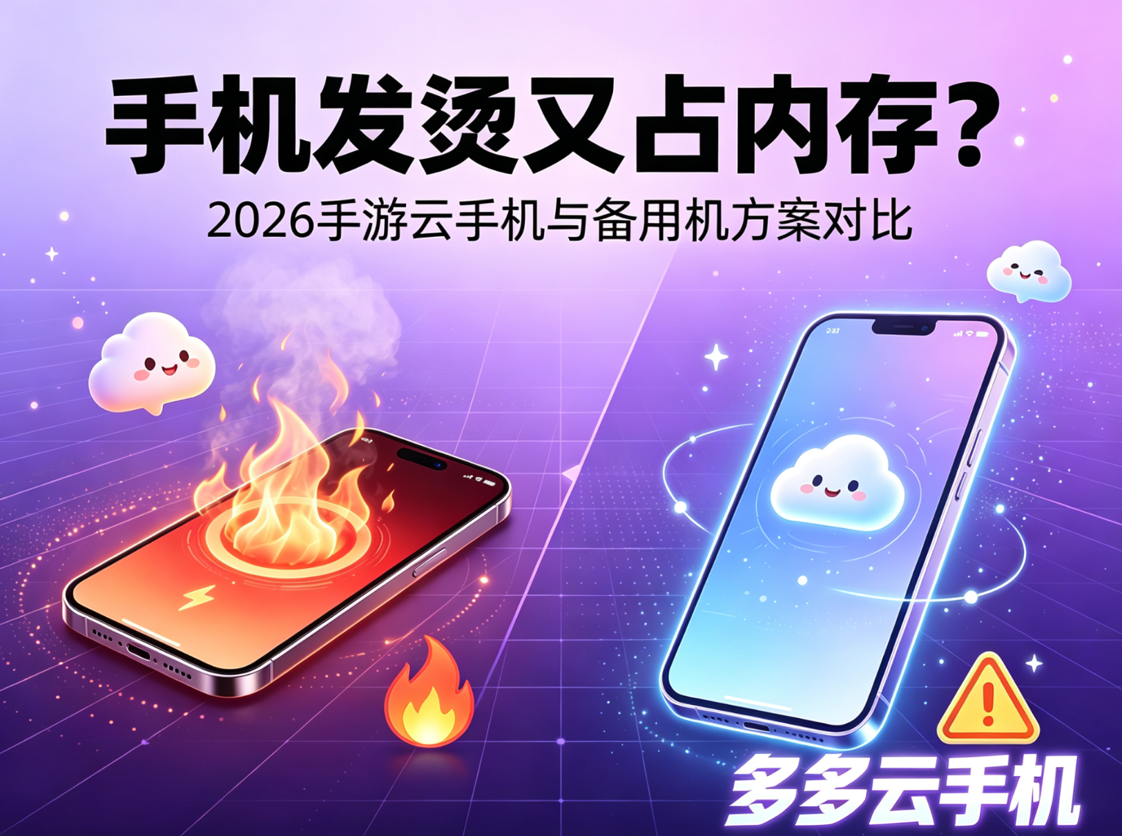 手机发烫又占内存？2026手游云手机与备用机方案对比